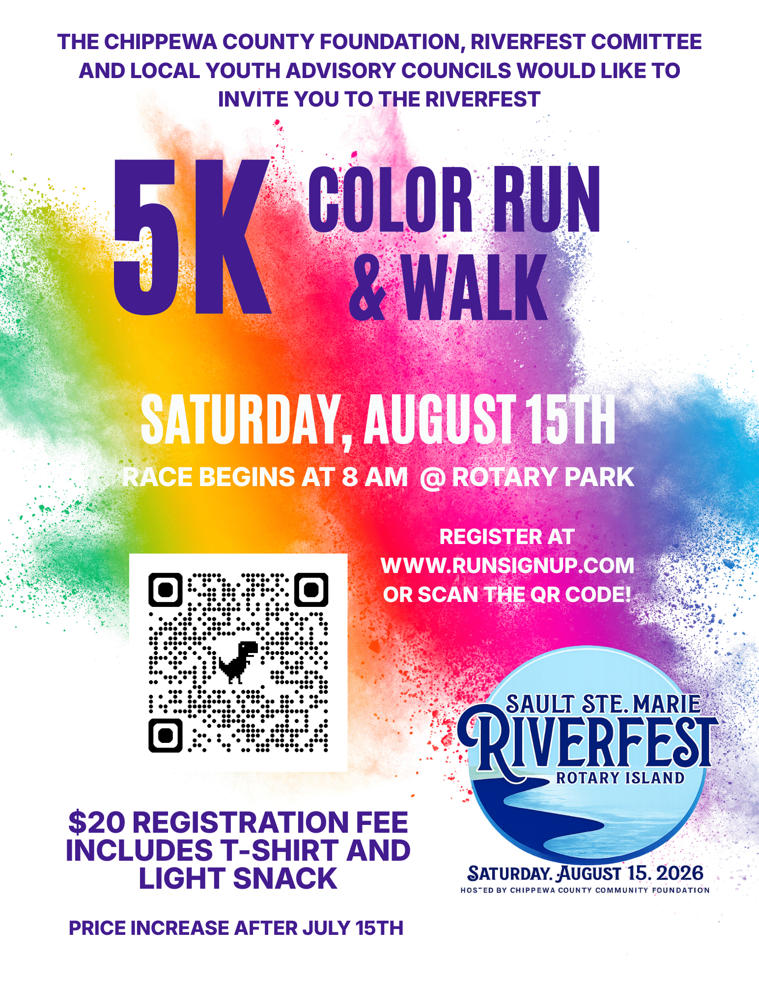 The Chippewa County Foundation, Riverfest and local Youth Advisory Councils would like to present